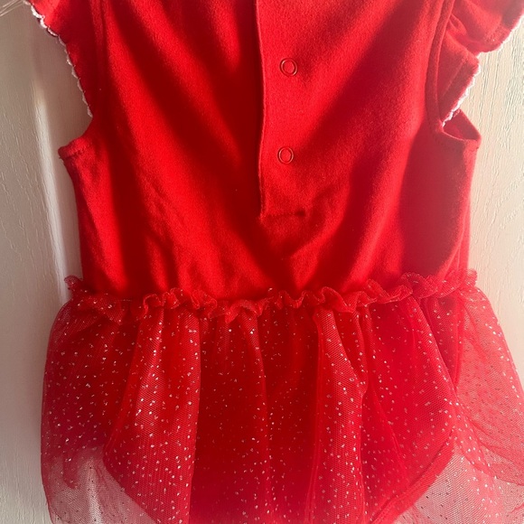 Nursery Rhyme Christmas red onsie 12 mo - Picture 8 of 10